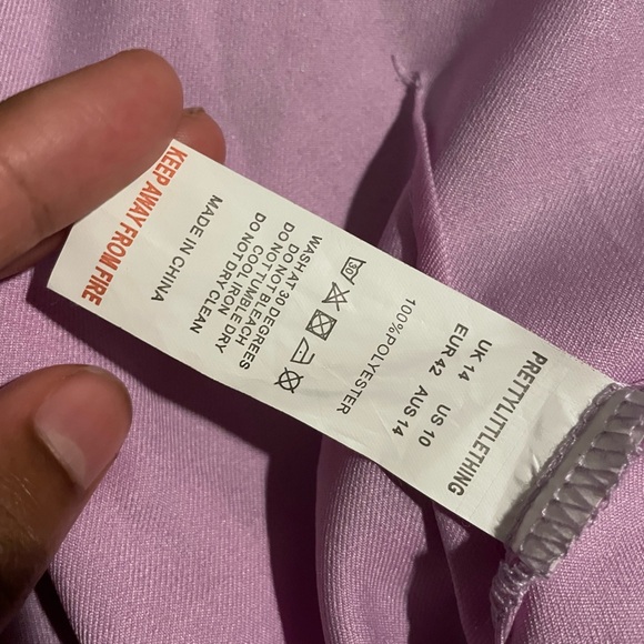 PrettyLittleThing Light Purple Ruffle Blouse - Picture 4 of 8